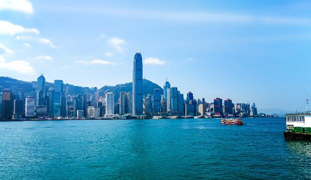 Skyline von Hongkong: Panoramablick auf den Central District