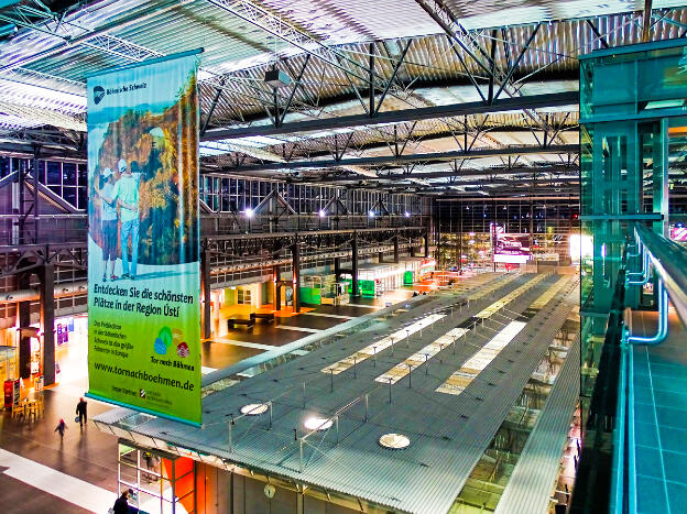 Flughafen Dresden International (DRS) - Abflugbereich im Terminal 