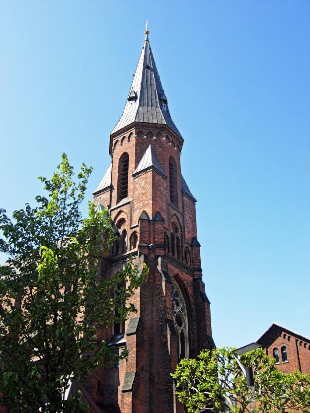 Katolsk Vor Frue Kirke in Aarhus, Dänemark